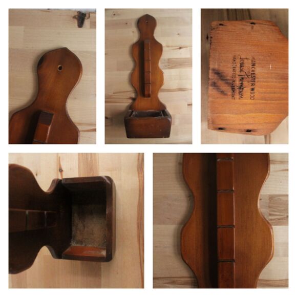 Hand Crafted Wood Mail Holder - Picture 2 of 2